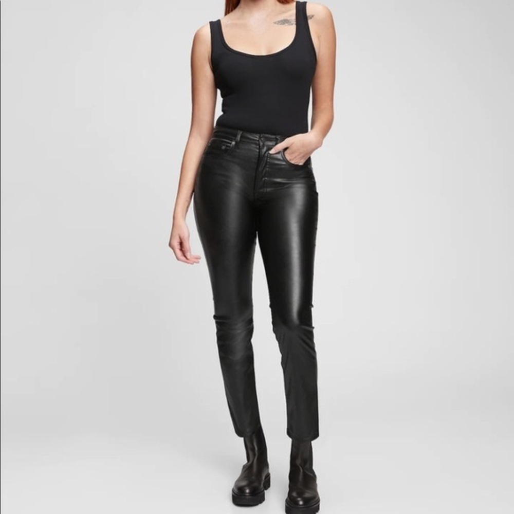 Gap Vintage Slim High Rise (leather pants)
